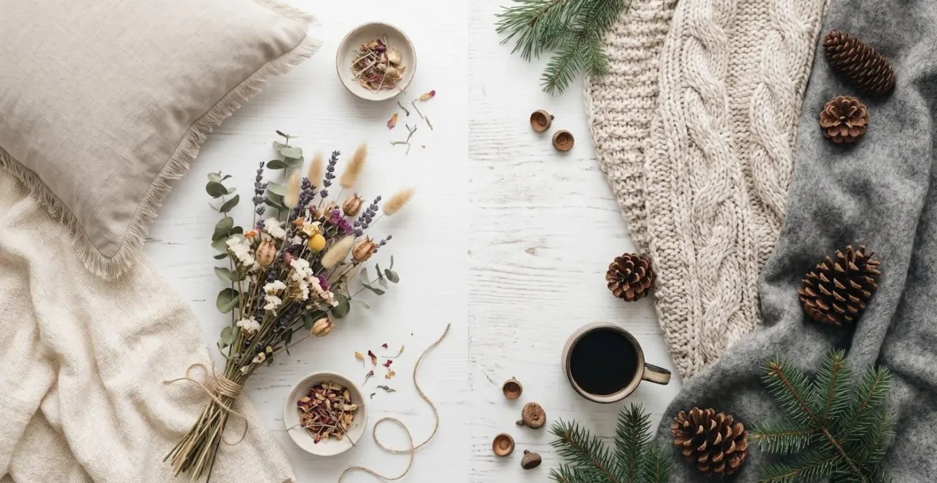 Composition d'accessoires d'été et d'hiver pour chambre d'enfant